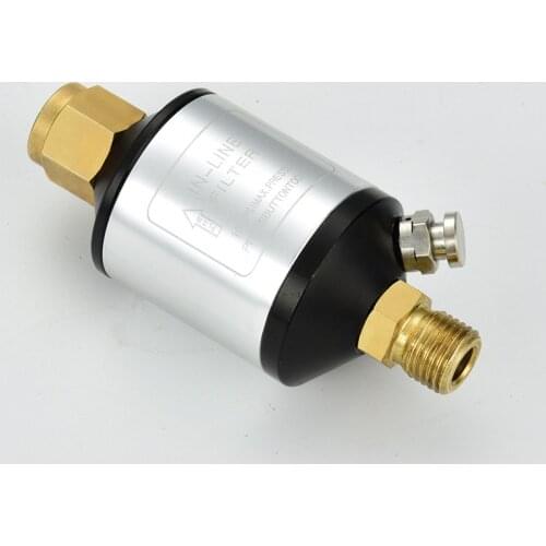 New 1/4"NPT Mini Spray Gun Air Filter Water Trap Filter Tool Gauge For Air Tool System Oil Water Separator With Drain Valve