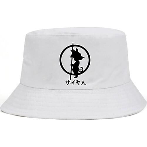 2020 new Z Goku print Cotton Bucket Hat Summer Hat For Women Men Panama Flat Caps Sun Fishing Fisherman Bob Hat