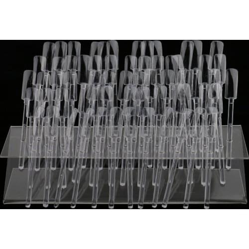 64 Clear Stick Nail Polish Display Stand Salon UV Gel Acrylic Tip Rack Board