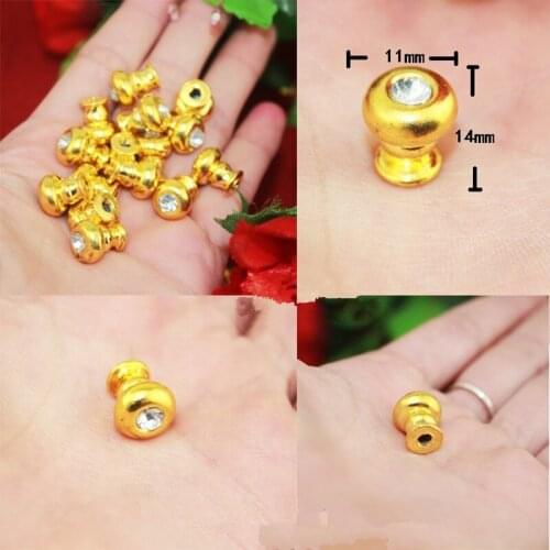 Furniture Fittings Cupboard Handles With Rhinestone Drawer Pull Knob Cabinet Dresser Handle Antique Box Drawer Door Pull Handle