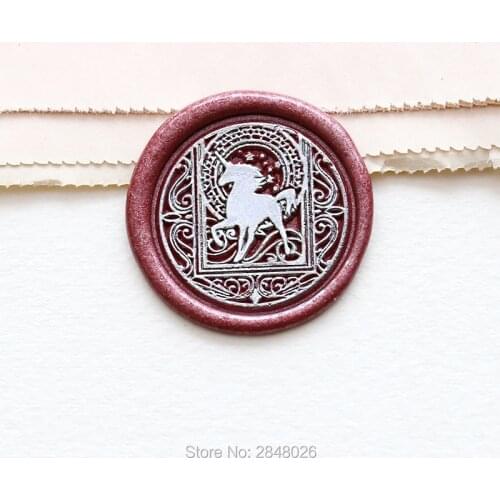 Tarot Unicorn Wax Seal Stamp,Spirit Animal Tarot,seal stamp kit,wedding gift,wood wax stamp,party seal, Gift for Tarot Readers