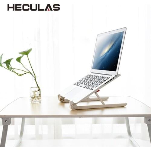 HECULAS Laptop Stand Foldable Holder Support Portable Lapdesk Adjustable Notebook Stand for 11-15.6 inches MacBook Laptop