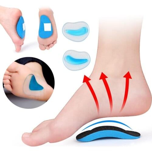 Women Insoles for Shoes High Heel Pad Adhesive Heels Pad Liner Grips Protector Sticker Arch Support Foot Care Insoles Insert
