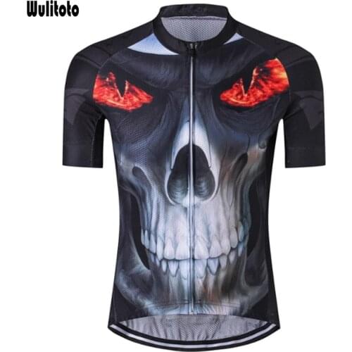 WULITOTO summer Outdoor Cycling Jersey Short Sleeve Mountain Bike sport Bicycle Breathable Cycling Jersey For Men