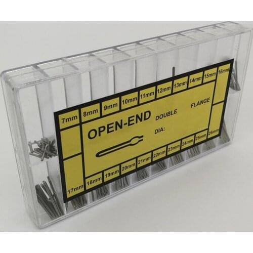 1 Box 0.8mm Split Pins Watch Band Spring Bars Strap Links Bracelet Band Metal Split Cotter Pins Watches Repair Replacement Parts