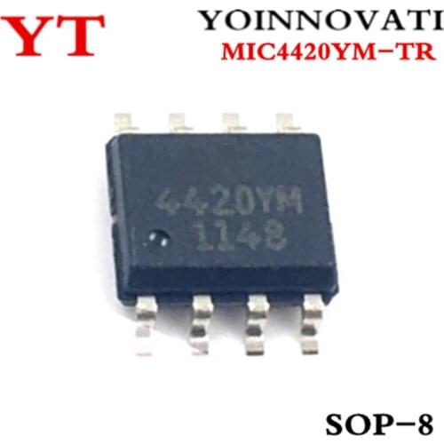 10pcs/lot MIC4420YM MIC4420YM-TR 4420 DRIVER MOSFET 6A LS 8-SOIC IC Best quality