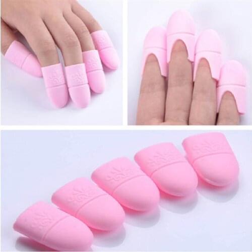 Silicone Nail Art Soak Off Cap Clips Varnish UV Gel Polish Remover Wrap Tool Nail Wipes Manicure Tools Accessories