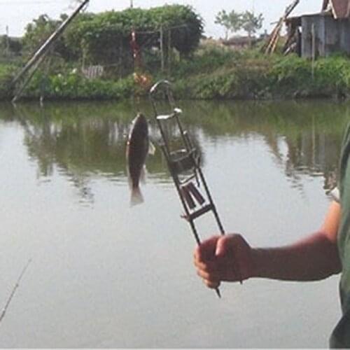 Automatic Double Spring Angle Fishing Pole Lifter Stainless Steel Tackle Fish Bracket Rod Holder Fishing Rods Accessories