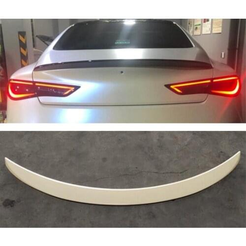 CEYUSOT FOR Auto Parts Spoiler Infiniti Q60 Q60S ABS Car Trunk Rear Lip Wing Tail Q60 2door Refit Spoiler Car-Styling 2016-2019