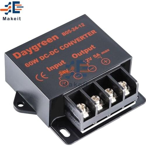 Car LED Step Down DC DC Converter Voltage Regulator Reducer Car 24V to 12V 5A DC DC Converter Regulator Power Buck Module