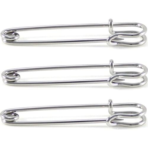 3PCS Dress Shirt Collar Pin Safety Pin Collar Stay Collar Stiffener Wedding Wear Gifts Lapel Pins