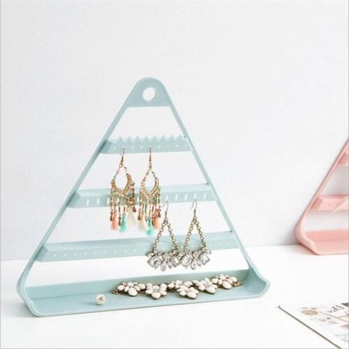 Household Multi-layer Triangle Earrings Storage Rack Shelf Hanging Stand Holder