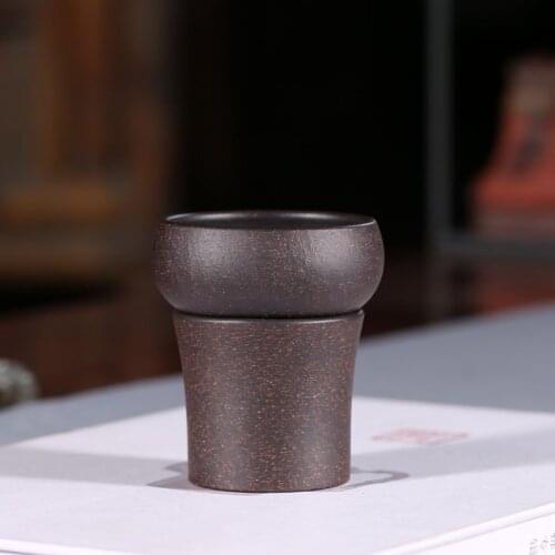 Yixing kung fu tea tea ceremony) purple sand filter tea tea tea painted pottery carved points filter online store sells
