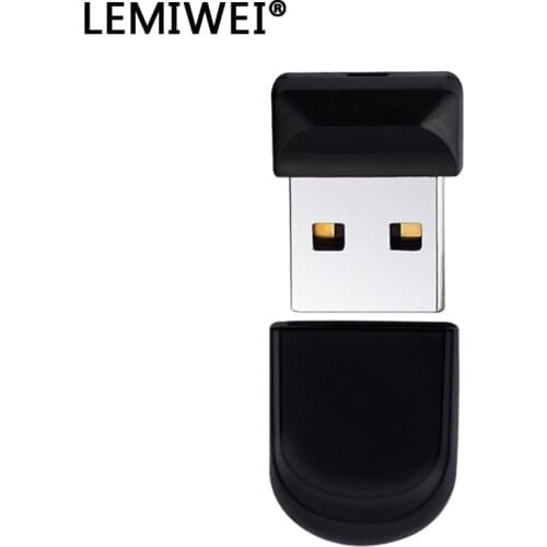 Lemiwei Mini Tiny USB Flash Drive 8GB 16GB 32GB 64GB USB Stick Black Pen Drive Memory Stick Pendrive
