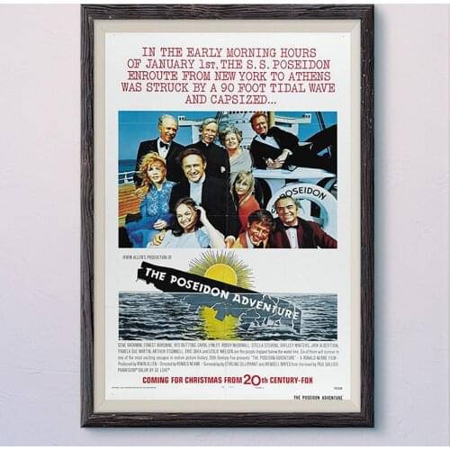 N504 THE POSEIDON ADVENTURE (3) Vintage Classic Movie Wall Silk Cloth HD Poster Art Home Decoration Gift