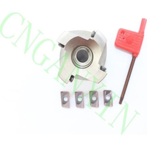 New 1P BAP400R-50-4T-22 4F lute Milling Cutter +4P APMT1604PDER-H2 VP15TF
