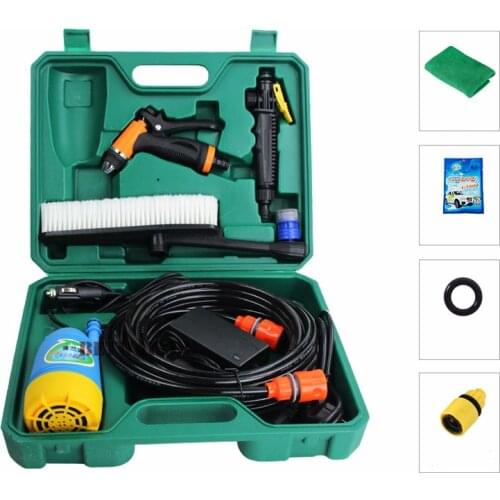 Portable 80W High Pressure Car Washer Pressure Water Gun 0.8Mpa Max Washing Machine 12V