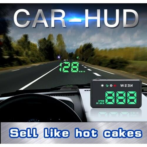 H1 HUD Head-Up Display speedometer Windshield Projector On-board Universal Car Overspeed Warning System Universal Auto