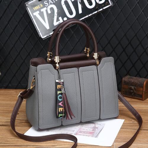 Cute Tassel Purses and Handbags for Women Ladies Fashion PU Leather Top Handle Satchel Shoulder Tote Bags