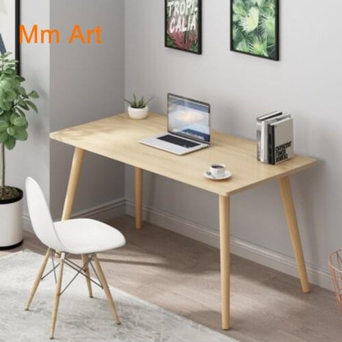 Desk Simple Solid Wood Computer Desk Nordic Ins Simple Home Chair Student Writing Desk