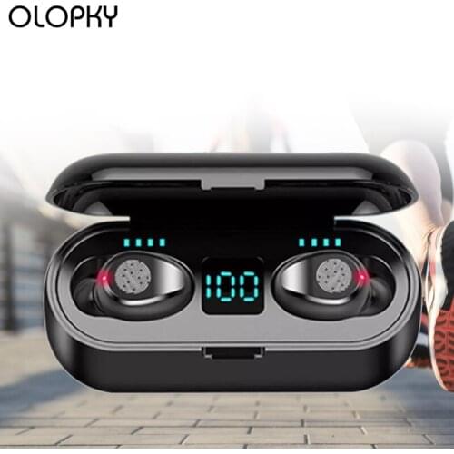 TWS Wireless Super Bass Headphone LED Sport Fitness Bluetooth 5.0 Earphone Waterproof Earbuds Stereo HiFi Headset For Smartphone