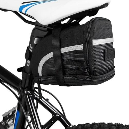 Bicycle Strap-On Bike Saddle Bag/Seat Bag/Cycling Bag Saddle Bag Mountain Bike Bike First Pack Bike Rear Seat Storage Bag