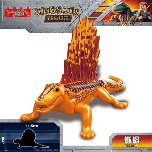 YG77001 20pcs/lot Building Block bricks lizard Dinosaur pterosaur Indomirus T-Rex Triceratops Brick baby toys children gift