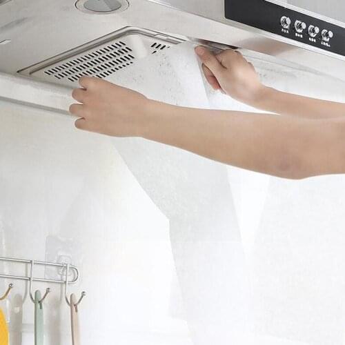 12 Pieces Of Kitchen Replaceable Range Hood Anti-greasy Fabric Non-woven Oil-absorbing Filter Paper Oil-absorbing Cotton Pa F3Q8