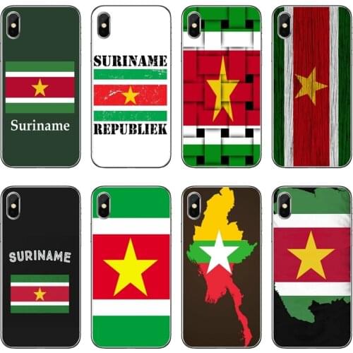 Suriname National flag Accessories phone Case For Huawei P30 P20 Pro P10 P9 P8 Lite Y5 Y6 Y7 Y9 P Smart Plus 2018 2019