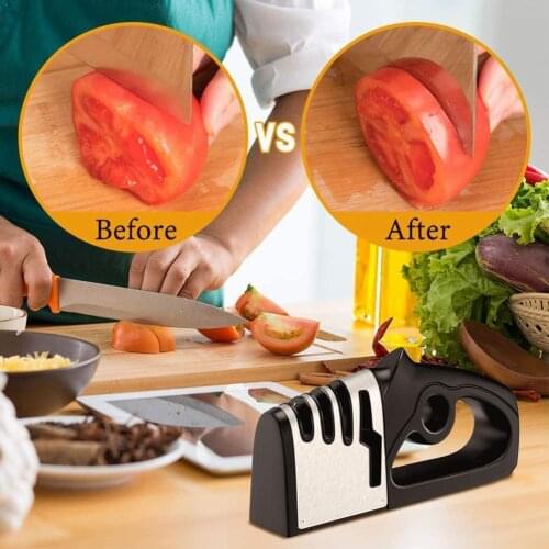 Knife Sharpener Diamond Knife Sharpener Steel Whetstone Knives Grindstone Sharpening Stone Kitchen Grinder Tools D0Q3