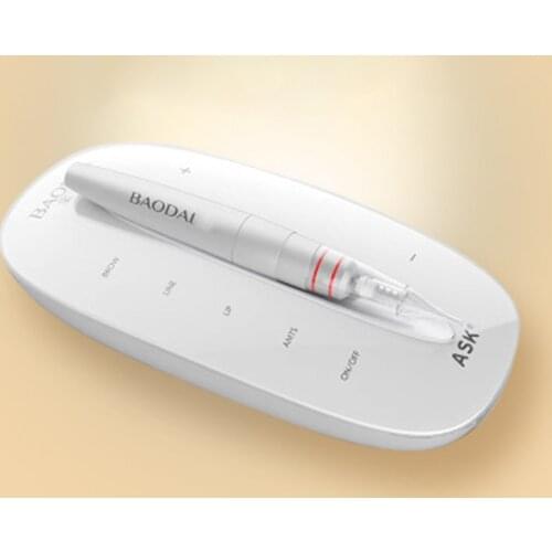 ASK Baodai Professional Electric Digital Tattoo Machine Permanent Makeup Machine Eyebrow Eyeliner Lip Pen Rotary Tattoo Kit