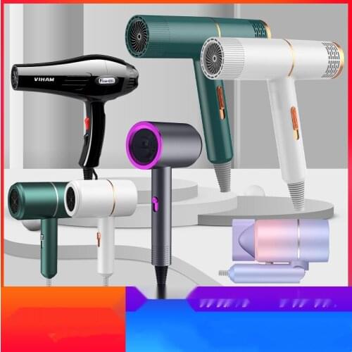 Hair dryer professional hair care negative ion blue light home hotel salon hairdressing high power net celebrity hair dryer 0425