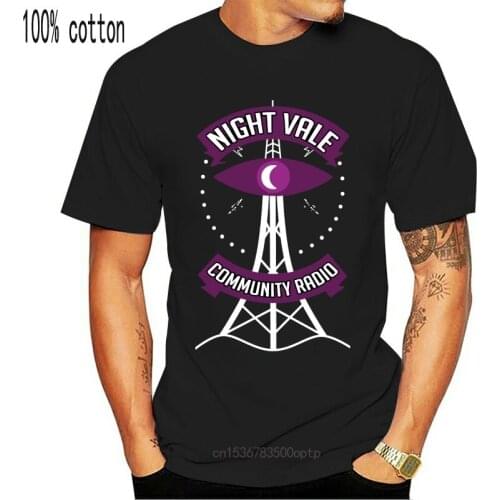 Night Vale Community Radio T shirt men tshirt women tops tee 100% cotton funny print O-neck Short Sleeve t-shirt