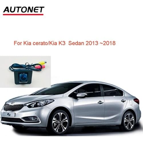 Autonet 1280*720P Rear view camera For Kia cerato Kia K3 2013 2014 2015 2016 2017 2018 Sedan reserved hole reversing camera