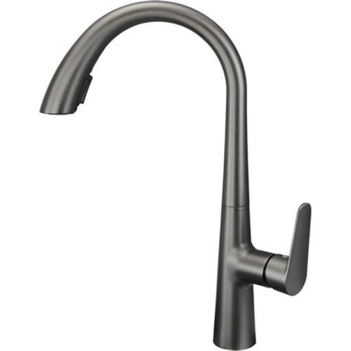 Kitchen Sink Faucets Brass Hot & Cold Sink Mixer Tap Single Handle Deck Mounted White/Black Kitchen Faucet Unique Design
