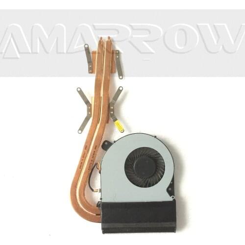 Original For asus laptop heatsink cooling fan cpu cooler k55D K55DP K55DE K55DR heatsink 13N0-MAA0901 13GNAN1AM010