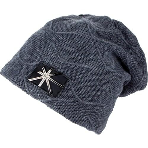 Autumn Winter Unisex Plus cashmere Thickened camouflage Beanies Fashion Star pattern Winter Hats for Women Outdoor leisure hats