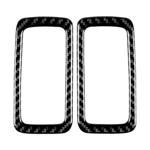 Fit For Porsche Cayenne Macan Carbon Fiber Roof Light Button Decorative Frame Reading Modification car accessories