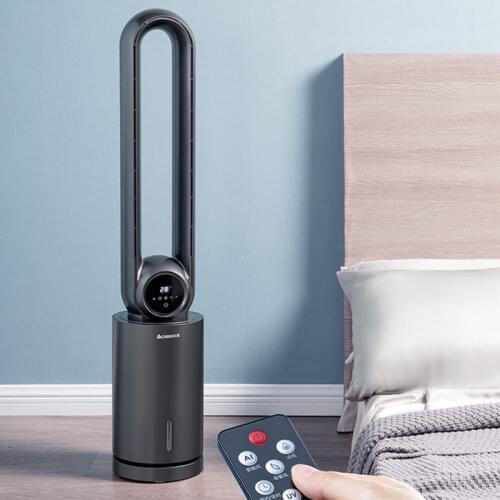 Household Large Air Volume Tower fan Bladeless Fan Air conditioning fan Intelligent Remote Control Electric Fan Air Conditioner