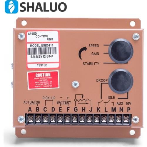 Engine Motor Speed Regulator ESD5111 diesel genset adjustment controller power supply ac generator part 12v 24v speed govornor