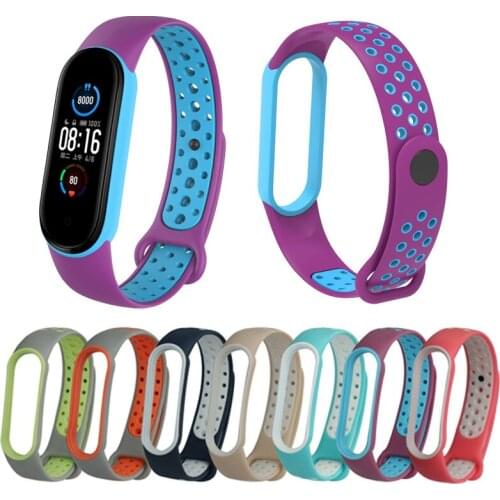 Strap For Xiaomi Mi Band 6 5 , Silicone Anti-sweat Replacement Wrist Strap for MiBand 3 4, Sports Bracelet Wristband Accessories