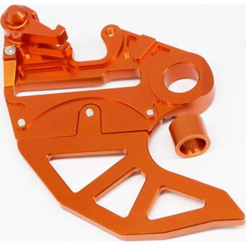 CNC Caliper Support Rear Brake Disc Guard For KTM 125 200 250 300 390 450 500 525 530 SX SXF EXC EXCF XCW XCFW XC XCF 2004-2020