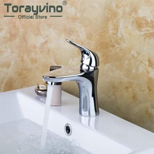 Bath Basin Faucets Hot & Cold Mixer Basin Rubinetto Lavabo Bagno Sink Faucet Waterfall Bathroom Brass Polished Chrome Sink Taps