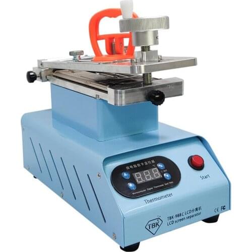 TBK-988C 110V 220V Rotatable Glue Remove Holder Frame Heating Platform Separating machine LCD Screen Separator Phone Repair
