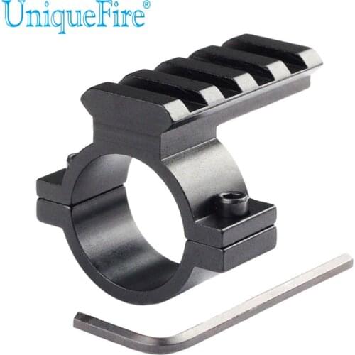 UniqueFire High Quality 25.4mm Holder Laser Weaver Rail Mount Adapter Aluminum Hunting Accessories For LED Torch Flashlight