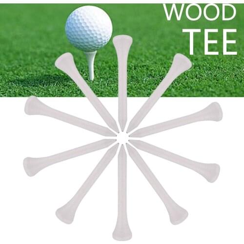 100pcs/pack 54mm/70mm Wooden Golf Tees Golf Wood Tees Golf Ball Wood Tee wooden Tees Golf Accessories Outdoos Sports Accessories