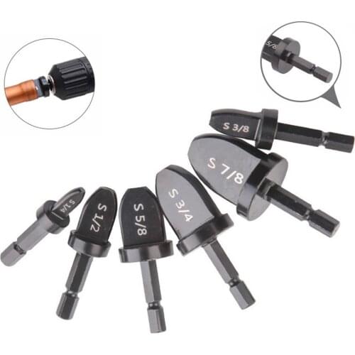 11PCS Air Conditioner Copper Tube Expander Swaging Tool Drill Bit Flaring Tool