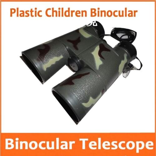 2-4X Plastic Toy Telescope Birthday Gift Bird Viewer Pocket Educational Telescope Binocular for Child Children Students Toys