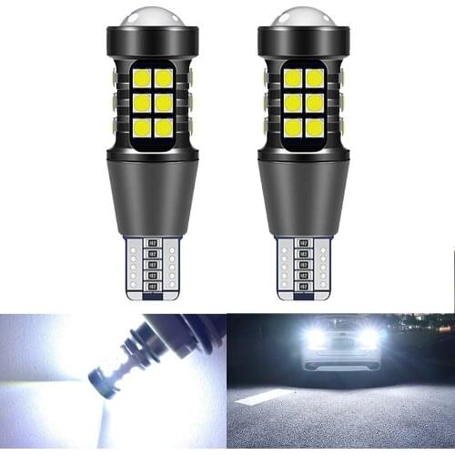 2Pcs 1156 P21W BA15S 7440 W21W High Power Auto Bulb White 12V Car Reverse Back Light T15 W16W 3030 Turn Signal Lamp LED Canbus