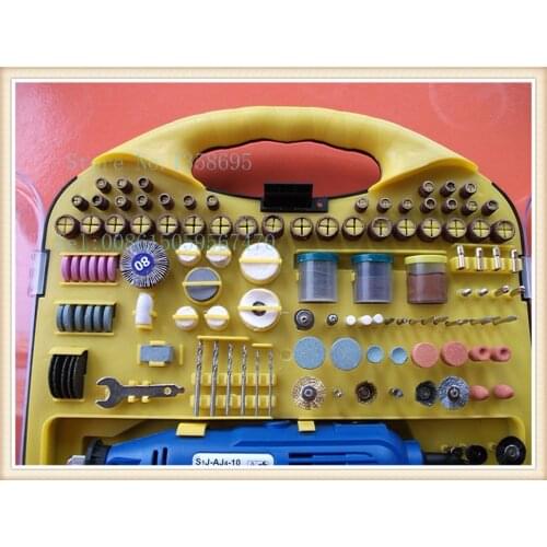220V Electric grinder + 183pcs Electric Rotary Grinder Polish Sanding Tool Kit DREMEL ROTARY TOOLS